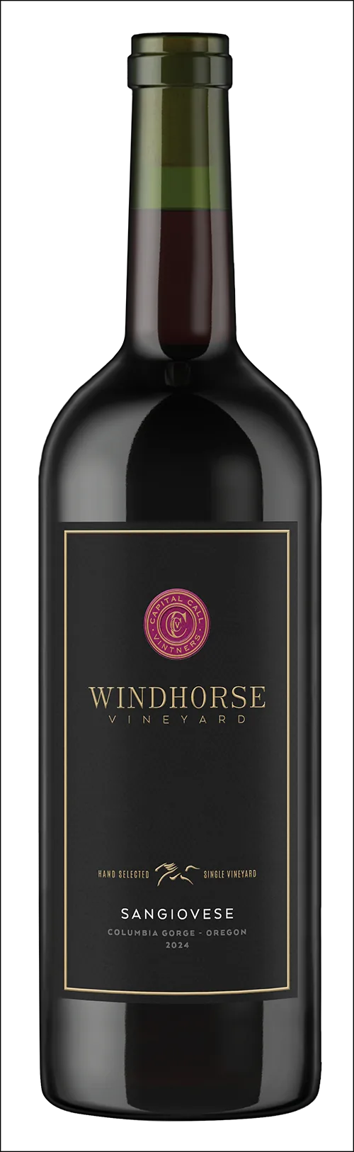 Windhorse Vineyard Sangiovese bottle comp